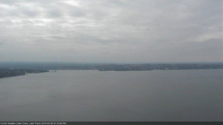 Lake Travis webcam, February 9, 2019 12:35 PM CT