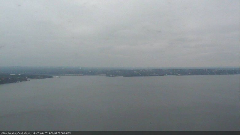 Lake Travis webcam, February 9, 2019 12:40 PM CT