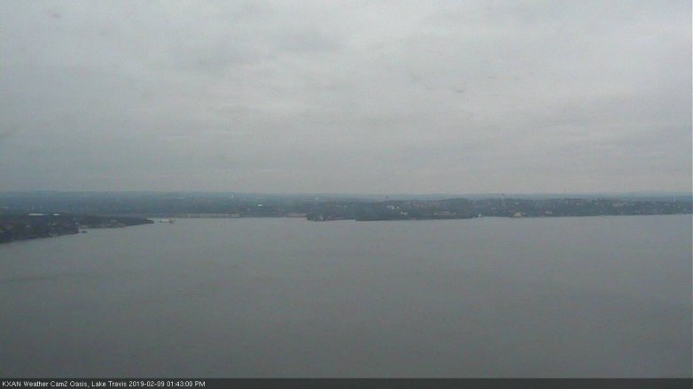 Lake Travis webcam, February 9, 2019 12:45 PM CT