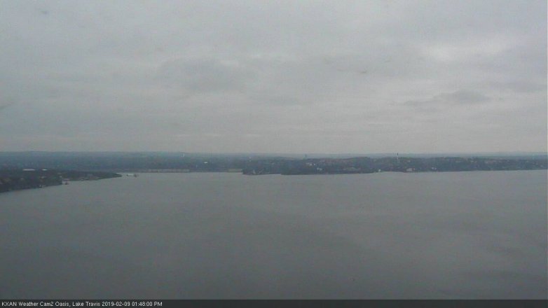 Lake Travis webcam, February 9, 2019 12:50 PM CT