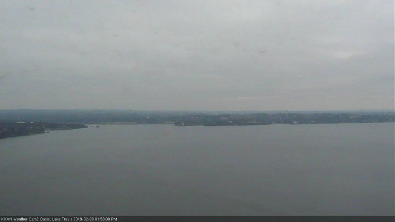 Lake Travis webcam, February 9, 2019 12:55 PM CT