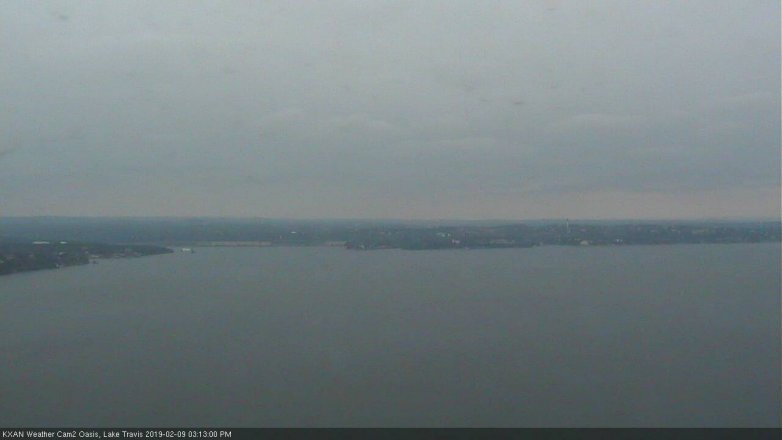 Lake Travis webcam, February 9, 2019 2:15 PM CT