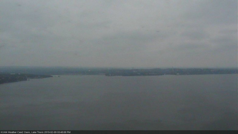 Lake Travis webcam, February 9, 2019 2:50 PM CT