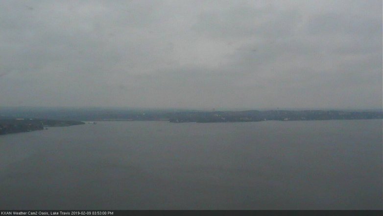 Lake Travis webcam, February 9, 2019 2:55 PM CT