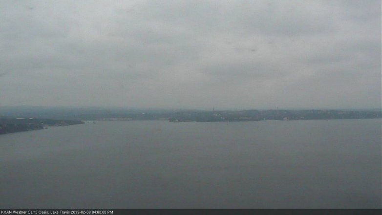 Lake Travis webcam, February 9, 2019 3:05 PM CT