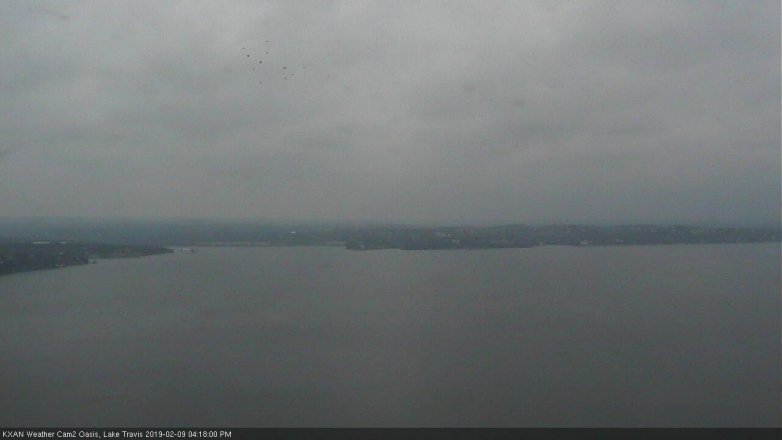 Lake Travis webcam, February 9, 2019 3:20 PM CT