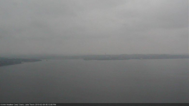 Lake Travis webcam, February 9, 2019 4:15 PM CT