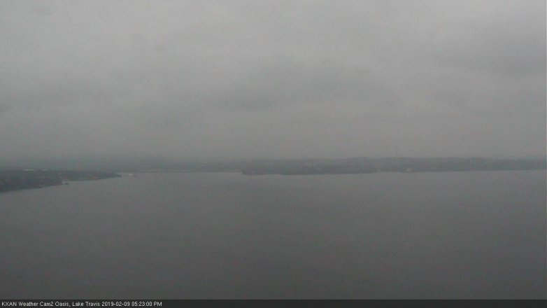 Lake Travis webcam, February 9, 2019 4:25 PM CT