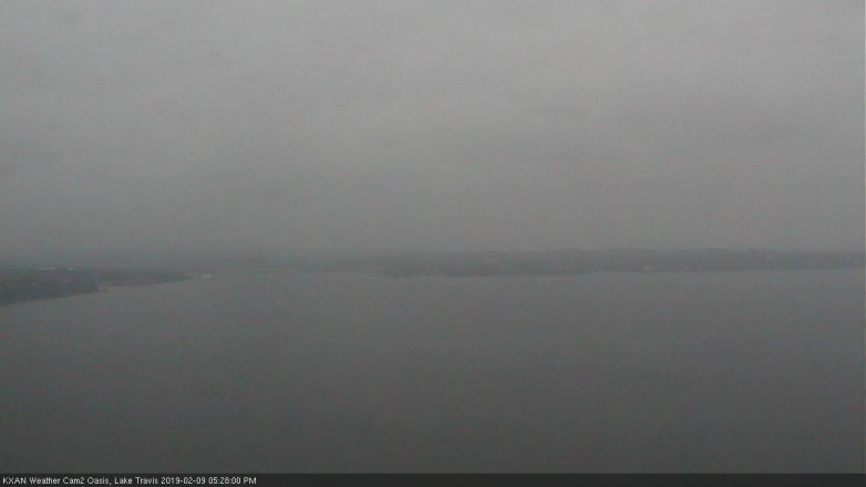 Lake Travis webcam, February 9, 2019 4:30 PM CT