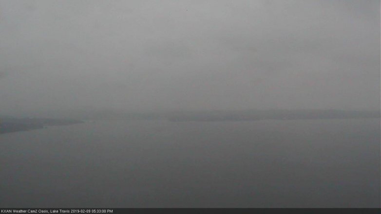 Lake Travis webcam, February 9, 2019 4:35 PM CT