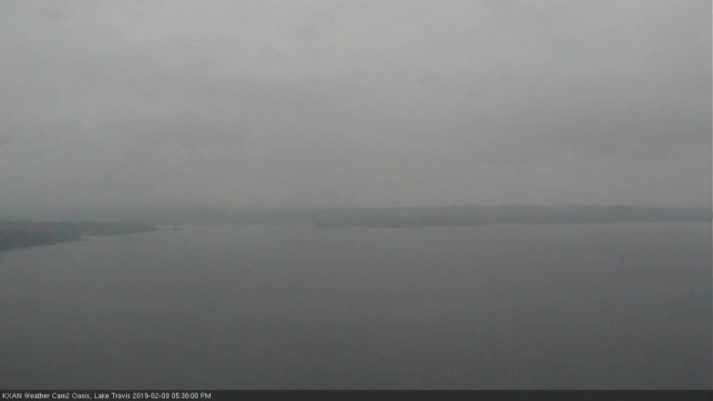 Lake Travis webcam, February 9, 2019 4:40 PM CT