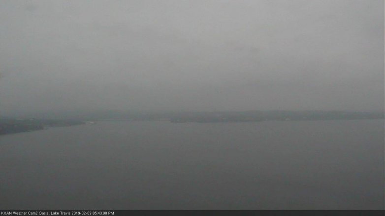 Lake Travis webcam, February 9, 2019 4:45 PM CT