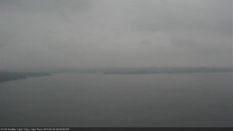 Lake Travis webcam, February 9, 2019 4:50 PM CT