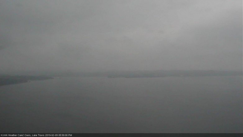 Lake Travis webcam, February 9, 2019 5:00 PM CT