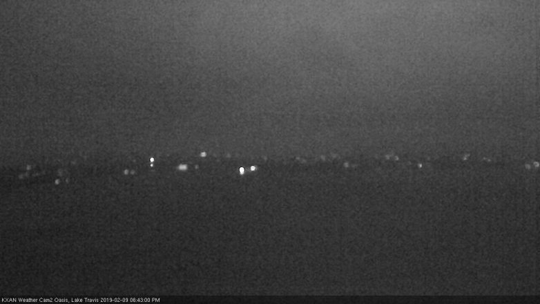 Lake Travis webcam, February 9, 2019 5:45 PM CT
