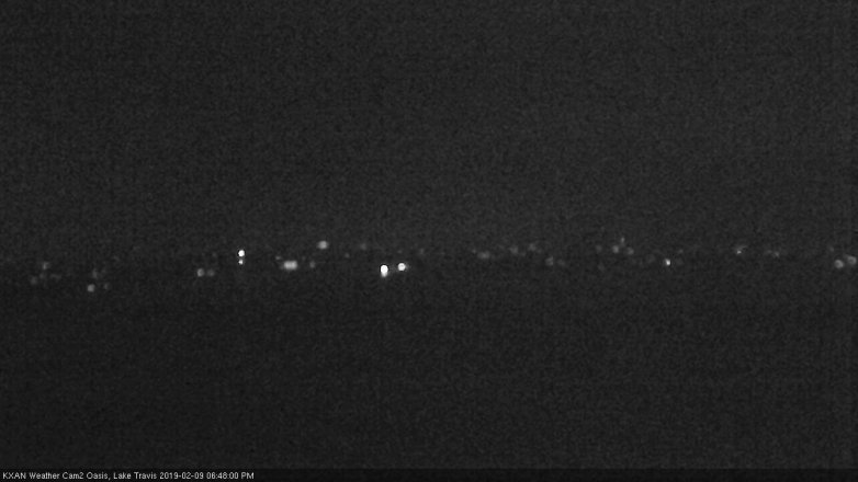 Lake Travis webcam, February 9, 2019 5:50 PM CT