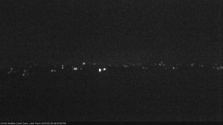 Lake Travis webcam, February 9, 2019 5:55 PM CT