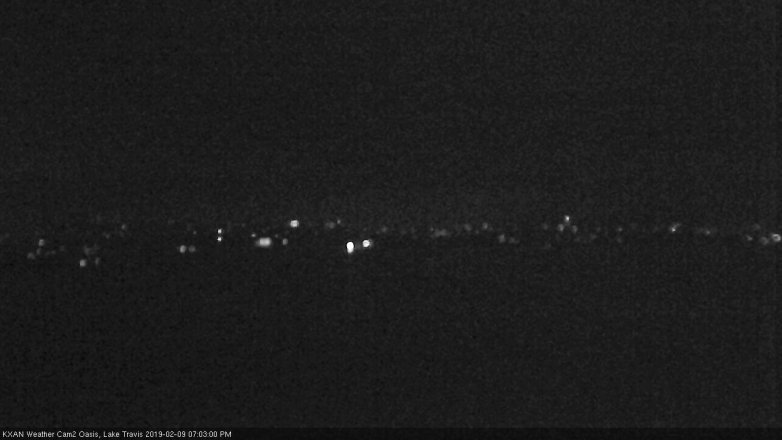 Lake Travis webcam, February 9, 2019 6:05 PM CT