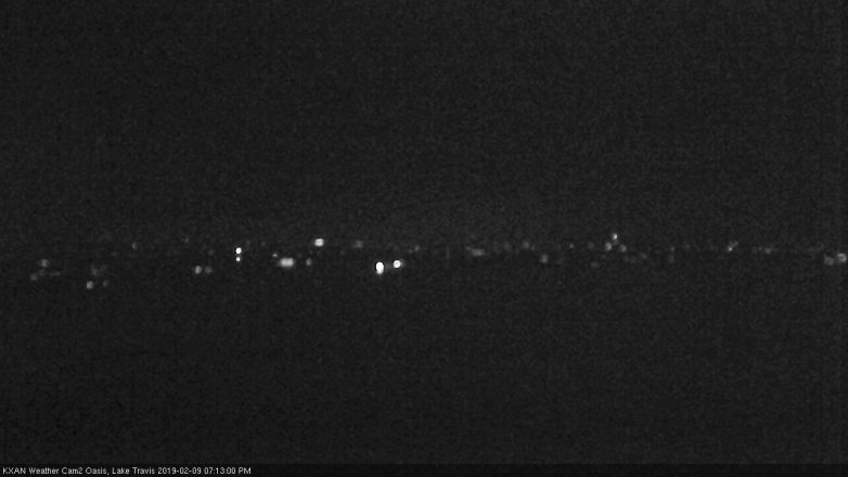 Lake Travis webcam, February 9, 2019 6:15 PM CT