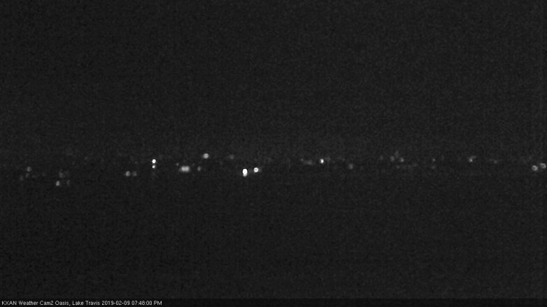 Lake Travis webcam, February 9, 2019 6:50 PM CT