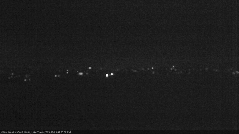 Lake Travis webcam, February 9, 2019 7:00 PM CT