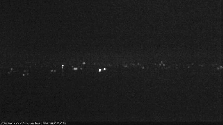 Lake Travis webcam, February 9, 2019 7:10 PM CT