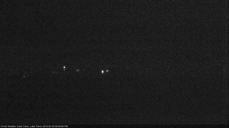 Lake Travis webcam, February 9, 2019 7:50 PM CT