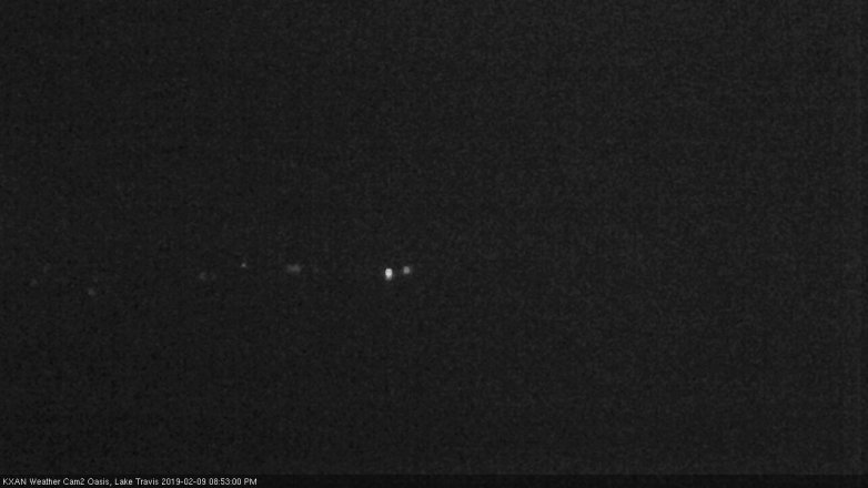 Lake Travis webcam, February 9, 2019 7:55 PM CT