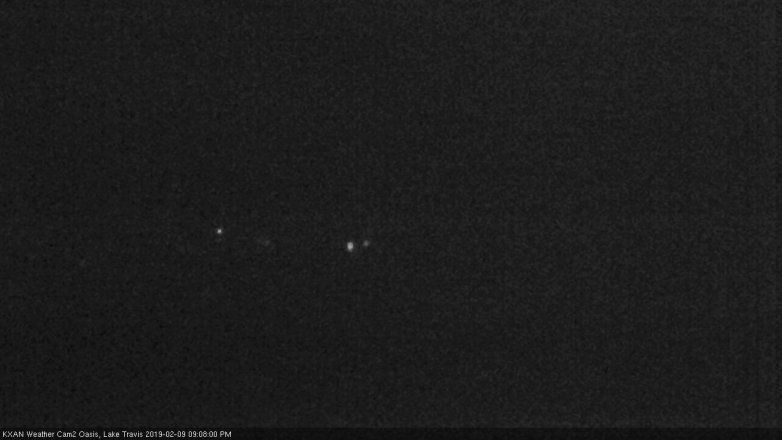 Lake Travis webcam, February 9, 2019 8:10 PM CT