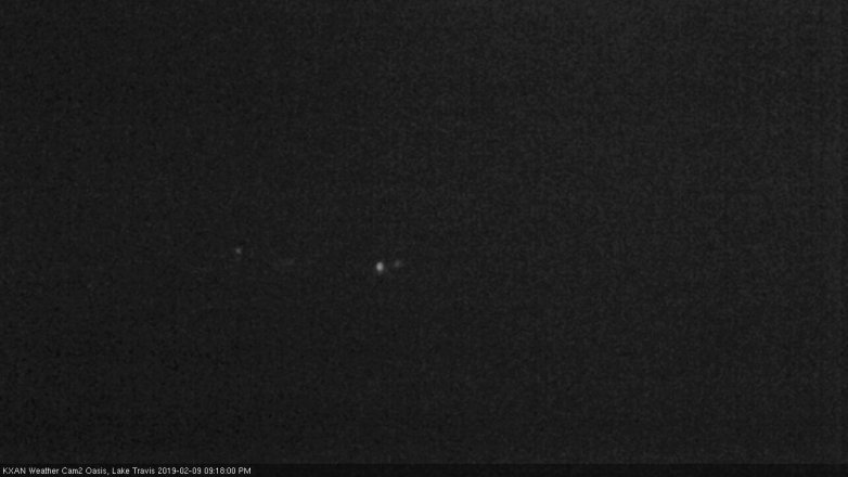 Lake Travis webcam, February 9, 2019 8:20 PM CT