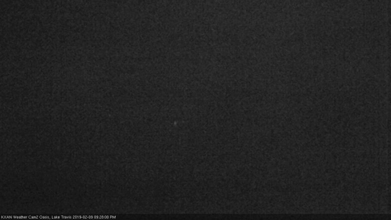 Lake Travis webcam, February 9, 2019 8:30 PM CT