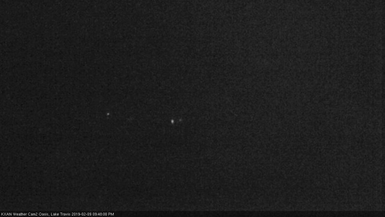 Lake Travis webcam, February 9, 2019 8:50 PM CT