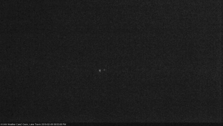 Lake Travis webcam, February 9, 2019 8:55 PM CT