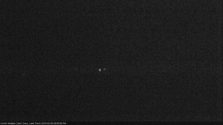 Lake Travis webcam, February 9, 2019 9:00 PM CT
