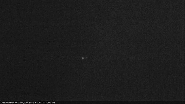 Lake Travis webcam, February 9, 2019 9:10 PM CT