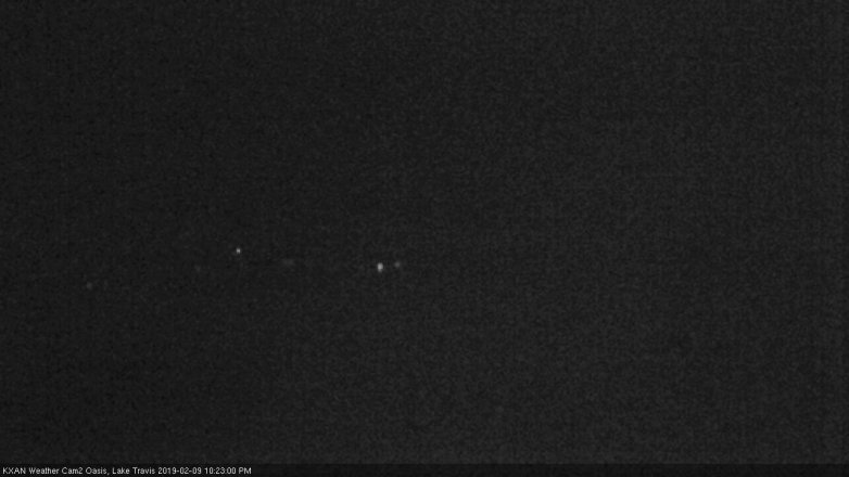 Lake Travis webcam, February 9, 2019 9:25 PM CT