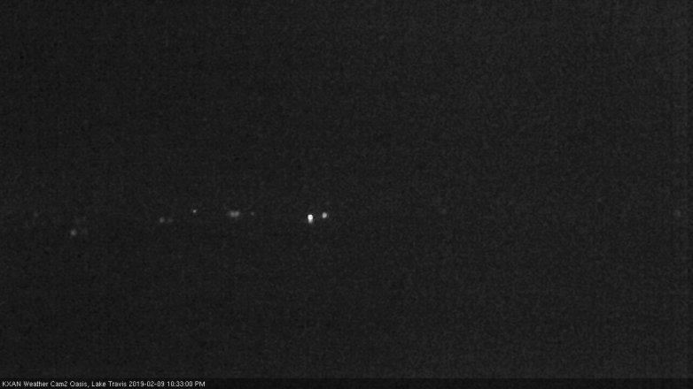 Lake Travis webcam, February 9, 2019 9:35 PM CT