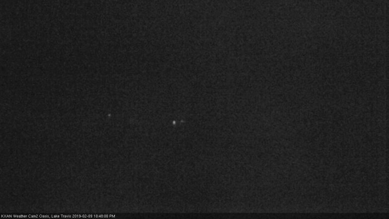 Lake Travis webcam, February 9, 2019 9:50 PM CT