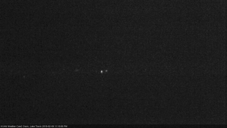 Lake Travis webcam, February 9, 2019 10:20 PM CT