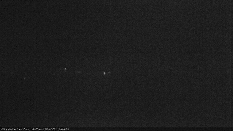 Lake Travis webcam, February 9, 2019 10:35 PM CT
