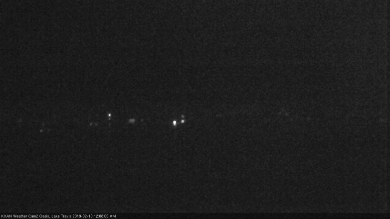 Lake Travis webcam, February 9, 2019 11:10 PM CT