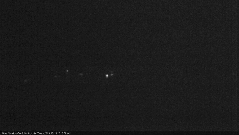Lake Travis webcam, February 9, 2019 11:15 PM CT