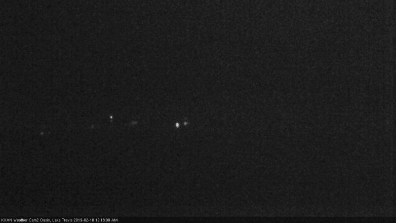 Lake Travis webcam, February 9, 2019 11:20 PM CT