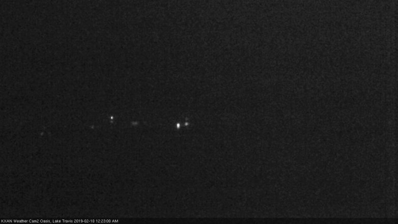 Lake Travis webcam, February 9, 2019 11:25 PM CT