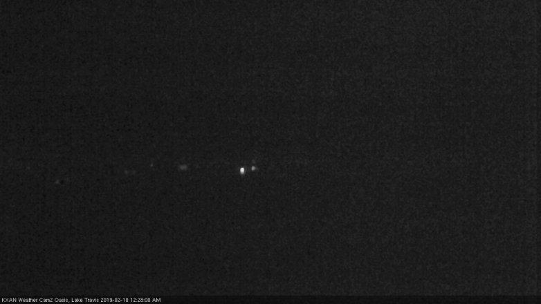Lake Travis webcam, February 9, 2019 11:30 PM CT