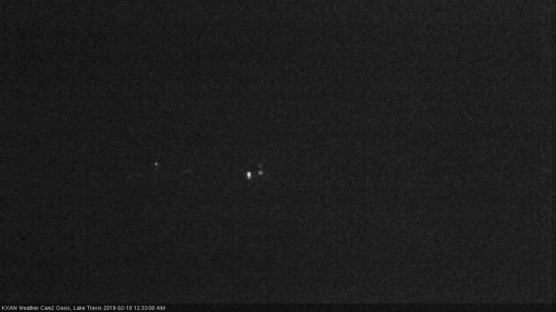 Lake Travis webcam, February 9, 2019 11:35 PM CT