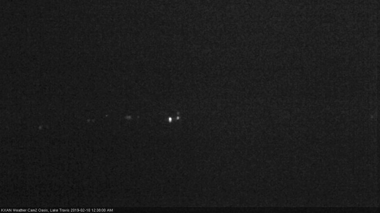 Lake Travis webcam, February 9, 2019 11:40 PM CT
