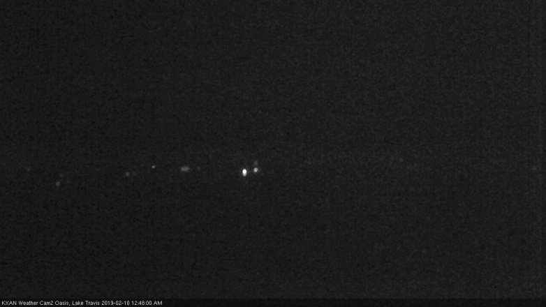 Lake Travis webcam, February 9, 2019 11:50 PM CT
