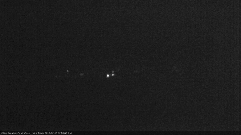 Lake Travis webcam, February 9, 2019 11:55 PM CT