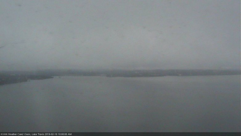 Lake Travis webcam, February 10, 2019 9:10 AM CT